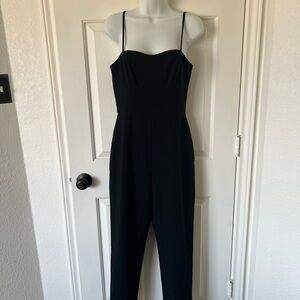 French Connection Black Strappy Jumpsuit